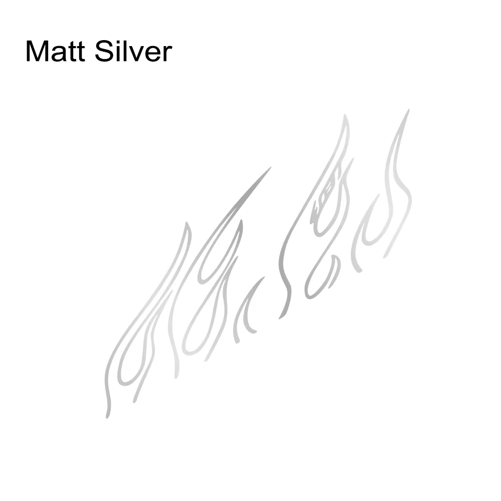 Car Stickers Funny Flame Decor Decals Outdoor Vinyl Self-Adhesive Decoration for Vehicle Window Hood Bumper Tailgate Door Side