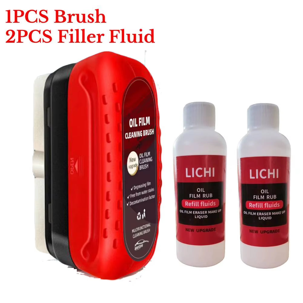 120Ml Automotive Car Oil Film Cleaning Brush Car Glass Oil Film Cleaner Hydrophobic Windshield Oil Film Remover for Car Window