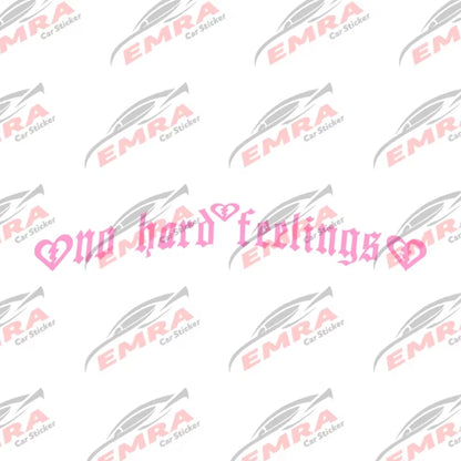 JDM No Hard Feelings Windshield Rear Window Decal Car Sticker Banner Vinyl Graphics Stance External Accessories Vinyl Decals