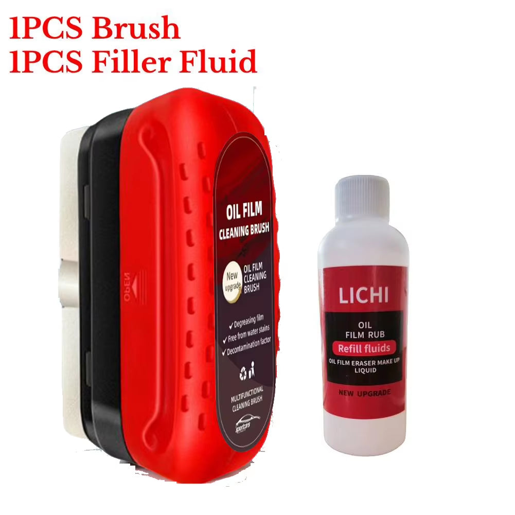 120Ml Automotive Car Oil Film Cleaning Brush Car Glass Oil Film Cleaner Hydrophobic Windshield Oil Film Remover for Car Window