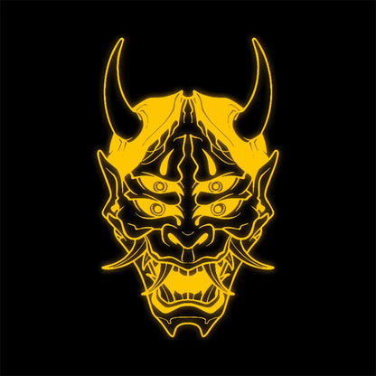 Hannya Mask Japanese Car Decal Sticker JDM Skull Vinyl Stickers for Auto Window Door Windshield Waterproof Decor Accessories
