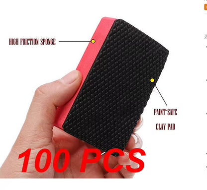 1~5PCS Car Clay Bar Pad Car Detail Cleaning Durable Universal Portable Multifunctional for Car Care Cleaning