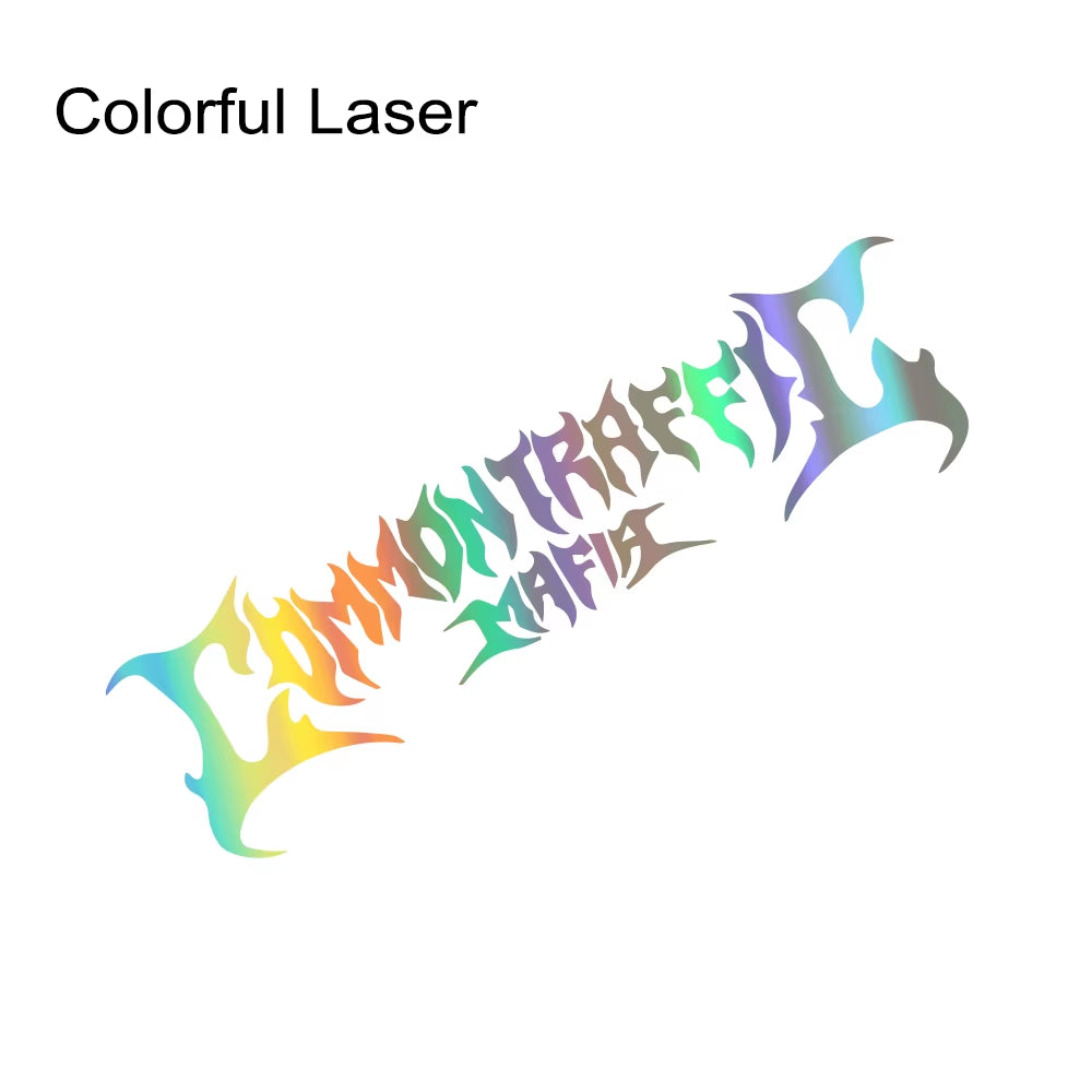 Car Windshield Banner Graphics Rear Window Common Traffic Mafia Racing Stripes Vinyl Decals Truck Body Sticker Decor Accessories