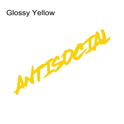 Various Sizes Car Windshield Sticker Antisocial Creative Styling Motorcycle Window Vinyl Decor Decal Auto Tuning Accessories