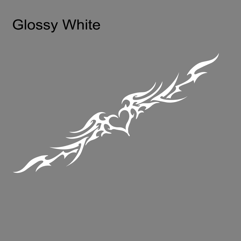 DIY Heart Wings Sticker Car Windshield Decor Decal Vehicle Outdoor Self-Adhesive Vinyl Film Decoration Auto Tuning Accessories