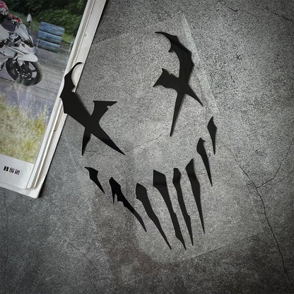 Devil Reflective Motorcycle Stickers Decor Moto Bike Scooter Car Body Front Windshield Helmet Rear Box Decal Accessories
