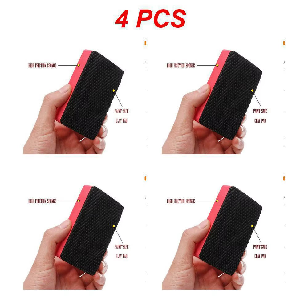 1~5PCS Car Clay Bar Pad Car Detail Cleaning Durable Universal Portable Multifunctional for Car Care Cleaning