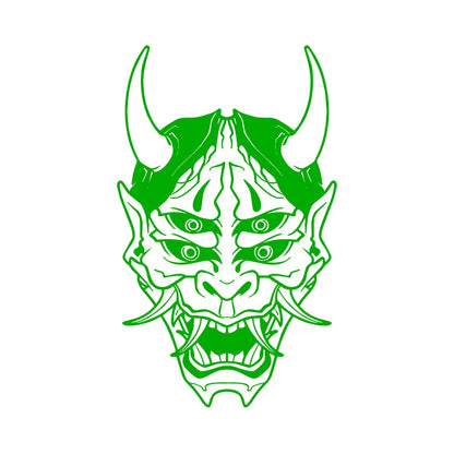 Hannya Mask Japanese Car Decal Sticker JDM Skull Vinyl Stickers for Auto Window Door Windshield Waterproof Decor Accessories