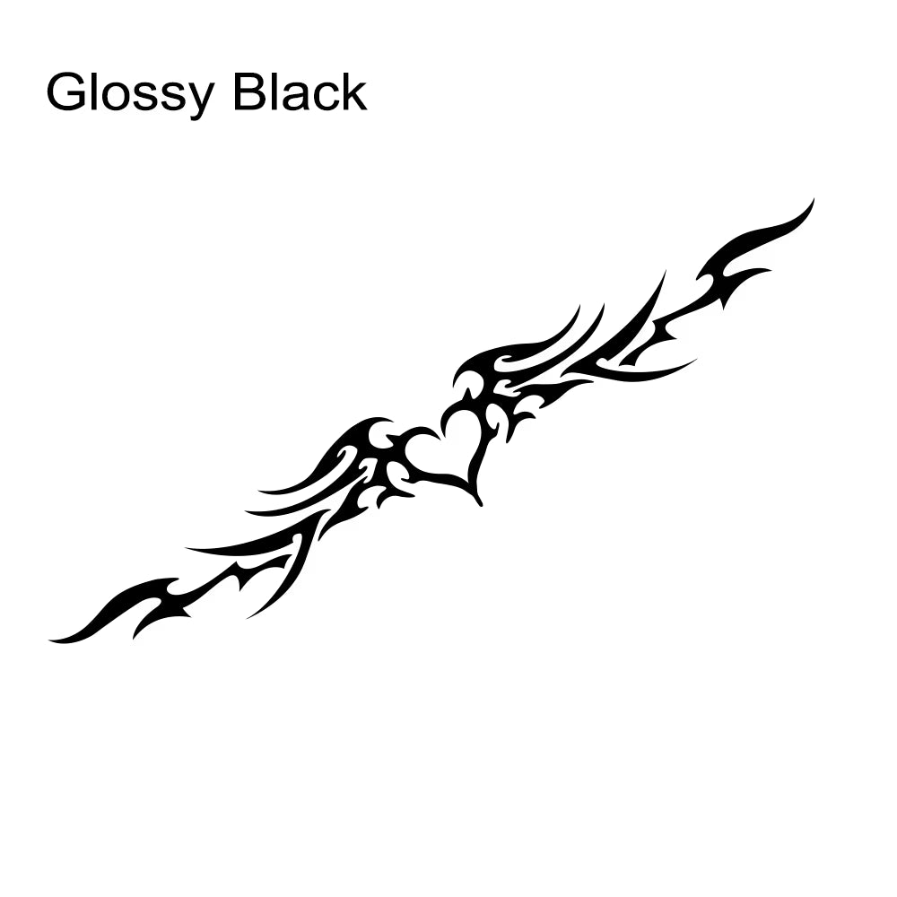 DIY Heart Wings Sticker Car Windshield Decor Decal Vehicle Outdoor Self-Adhesive Vinyl Film Decoration Auto Tuning Accessories