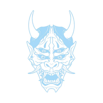 Hannya Mask Japanese Car Decal Sticker JDM Skull Vinyl Stickers for Auto Window Door Windshield Waterproof Decor Accessories
