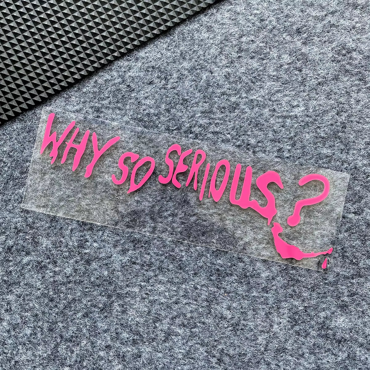 Funny Why so Serious Reflective Car Sticker Automobiles Motorcycle Exterior Accessories Decal Decor Bumper Windshield Helmet
