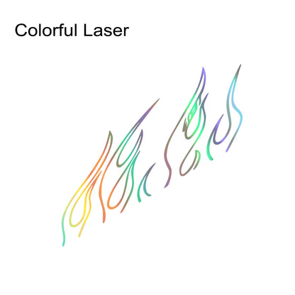 Car Stickers Funny Flame Decor Decals Outdoor Vinyl Self-Adhesive Decoration for Vehicle Window Hood Bumper Tailgate Door Side
