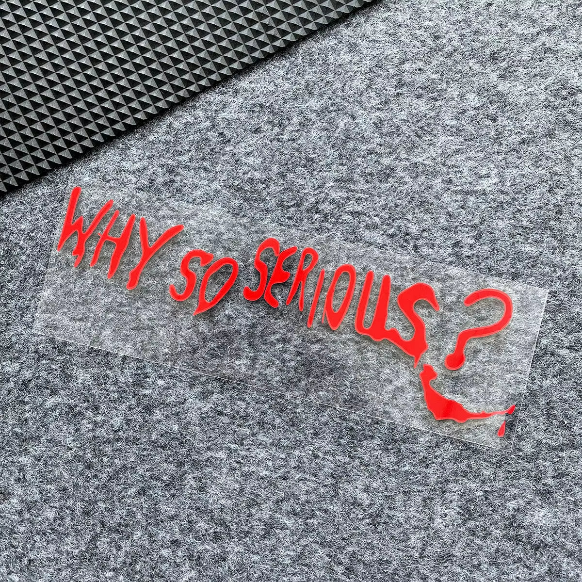 Funny Why so Serious Reflective Car Sticker Automobiles Motorcycle Exterior Accessories Decal Decor Bumper Windshield Helmet