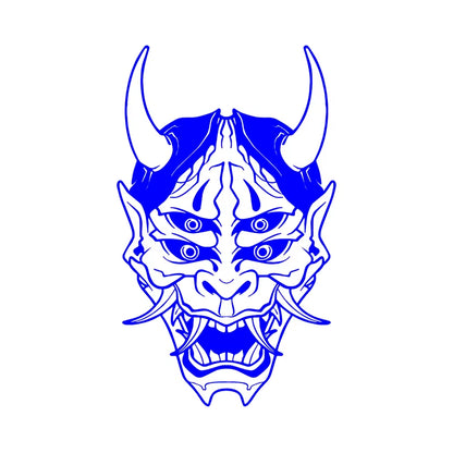 Hannya Mask Japanese Car Decal Sticker JDM Skull Vinyl Stickers for Auto Window Door Windshield Waterproof Decor Accessories