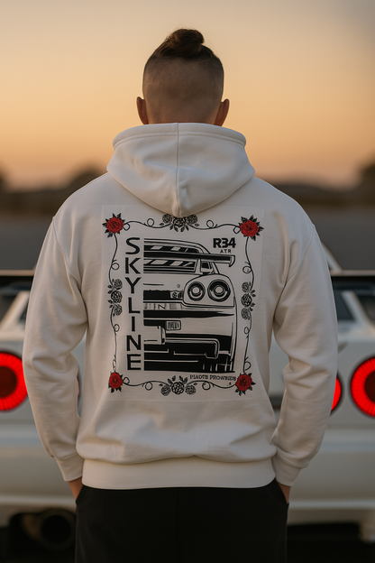 R34 GTR Hoodie 35% Off +Free Shipping (Last Week)
