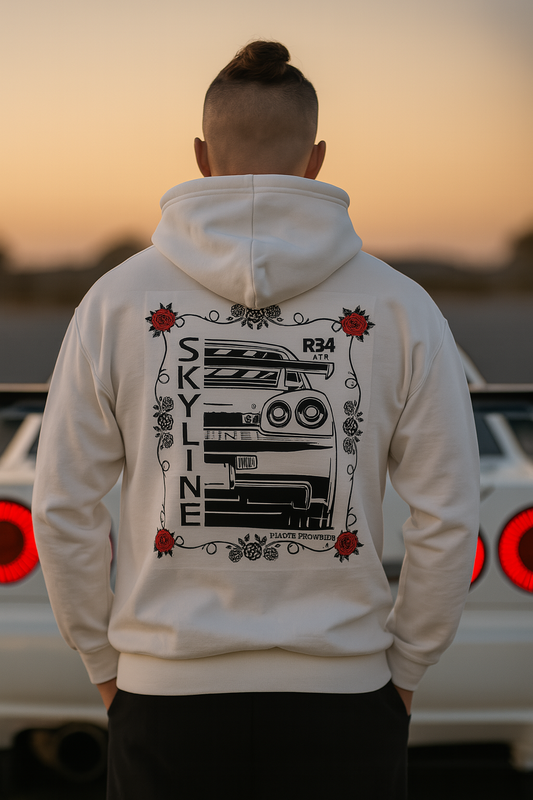R34 GTR Hoodie 35% Off +Free Shipping (Last Week)