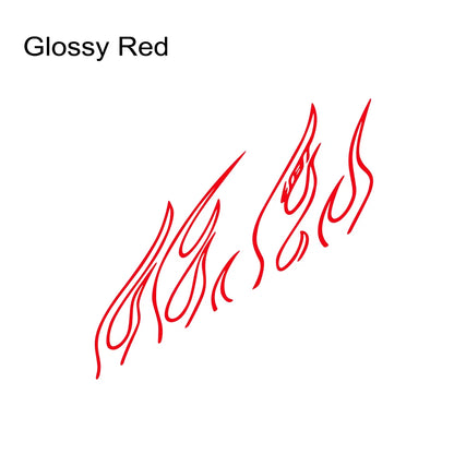 Car Stickers Funny Flame Decor Decals Outdoor Vinyl Self-Adhesive Decoration for Vehicle Window Hood Bumper Tailgate Door Side