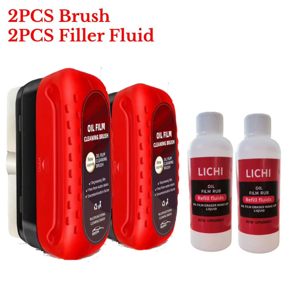 120Ml Automotive Car Oil Film Cleaning Brush Car Glass Oil Film Cleaner Hydrophobic Windshield Oil Film Remover for Car Window