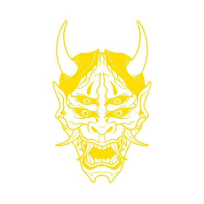 Hannya Mask Japanese Car Decal Sticker JDM Skull Vinyl Stickers for Auto Window Door Windshield Waterproof Decor Accessories