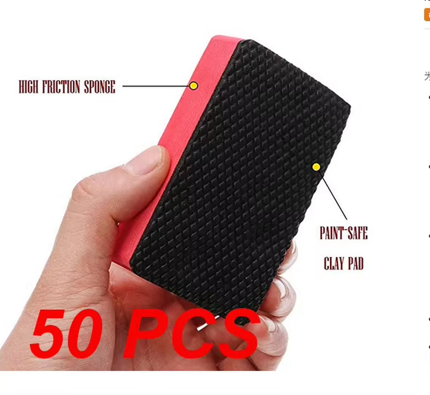 1~5PCS Car Clay Bar Pad Car Detail Cleaning Durable Universal Portable Multifunctional for Car Care Cleaning