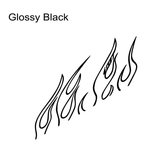 Car Stickers Funny Flame Decor Decals Outdoor Vinyl Self-Adhesive Decoration for Vehicle Window Hood Bumper Tailgate Door Side