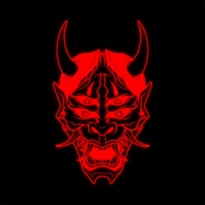 Hannya Mask Japanese Car Decal Sticker JDM Skull Vinyl Stickers for Auto Window Door Windshield Waterproof Decor Accessories