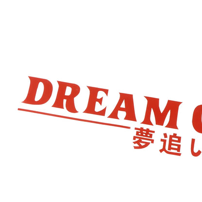 DREAM CHASER Car Rear Windshield Sticker Reflective JDM Vinyl Decal Automobile Accessories